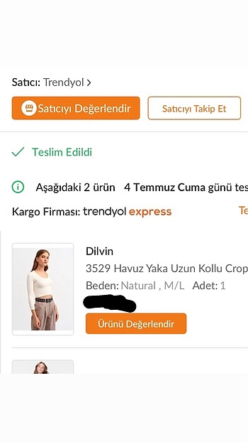 s Beden dilvin crop top