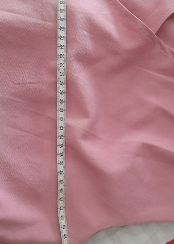 Pembe Rahat Kesim Kadın Kumaş Pantolon ikli takim - Görsel 7