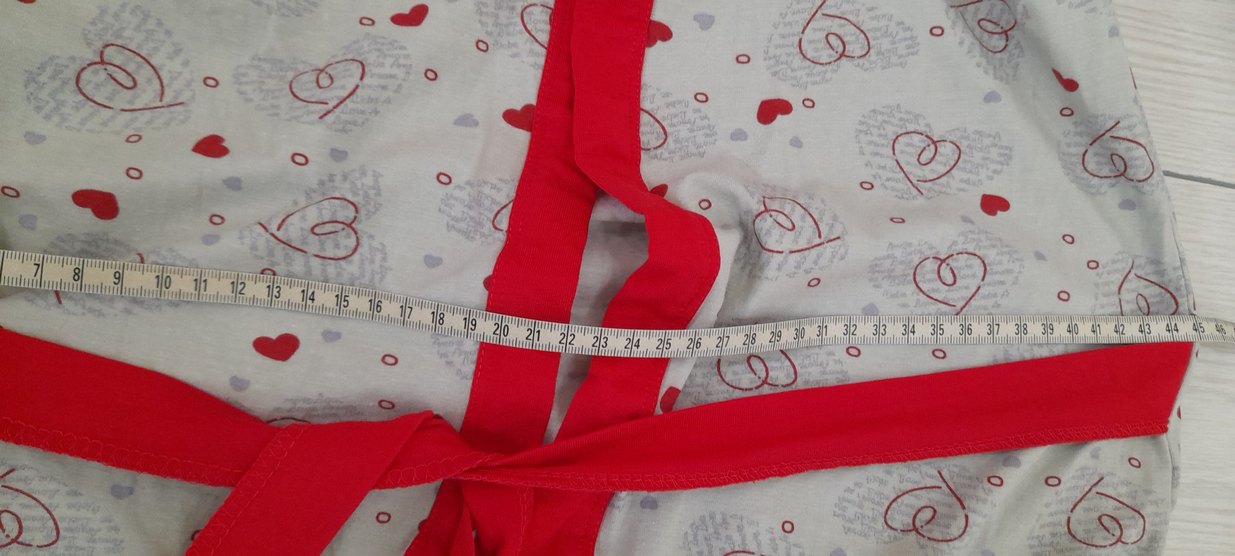 Gri Uzun Kollu Kadın Bornoz - Görsel 4