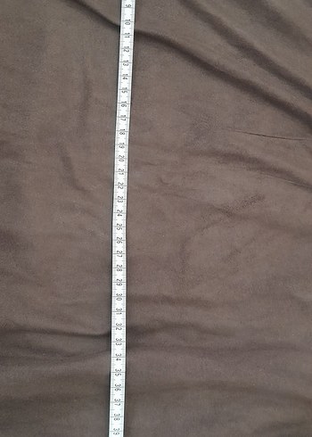 Bej Süet Kadın Tunik Midi Boy - Görsel 3