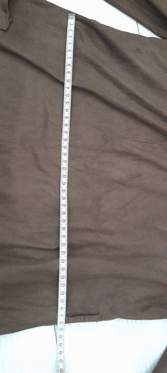 Bej Süet Kadın Tunik Midi Boy - Görsel 3