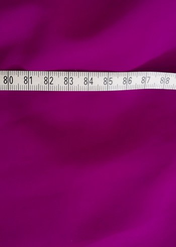 Mor Volanlı Midi Kadın Elbise - Görsel 5