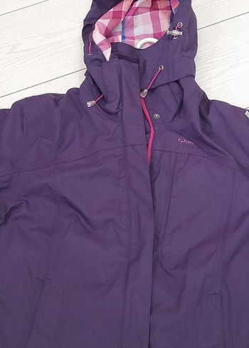 Mor Fermuarlı Kadın Ceket - Görsel 7