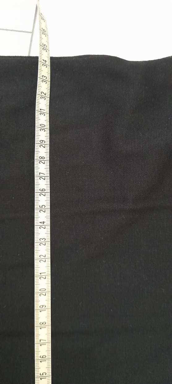 Boncuk İşlemeli Siyah Uzun Kollu V Yaka Elbise - Görsel 5