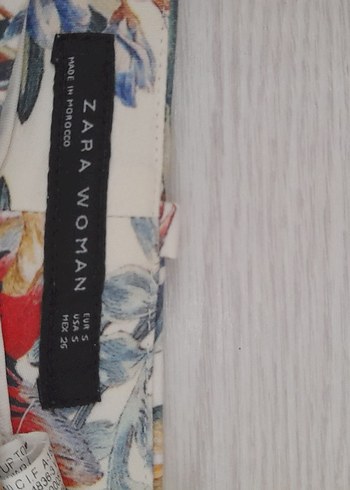 Çiçek Desenli Çok Renkli pantolon - Görsel 2