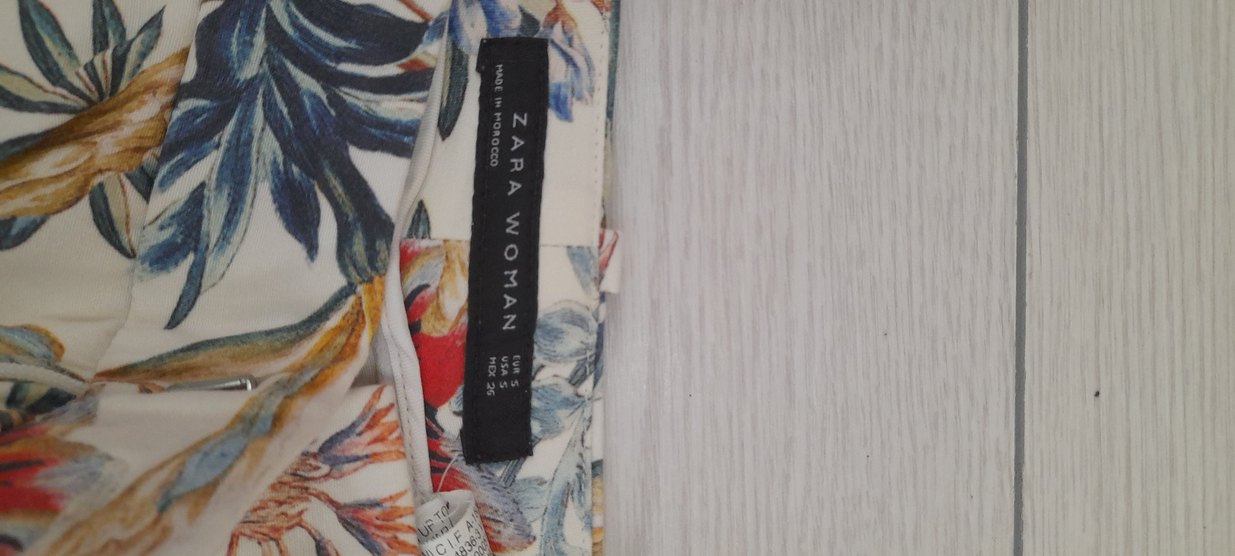 Çiçek Desenli Çok Renkli pantolon - Görsel 2