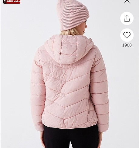 LCW PEMBE İÇİ KÜRK MONT