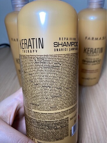  Beden Keratinli saç güçlendirici yumuşatan şampuan