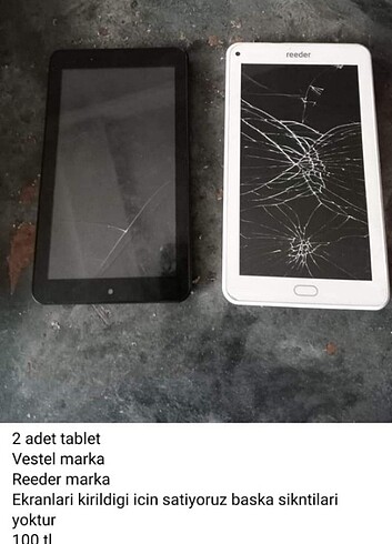 2 adet tablet