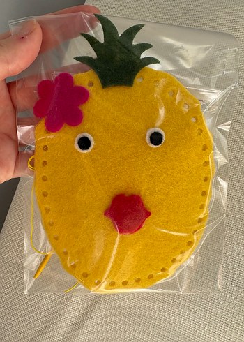 Ananas keçe dikiş seti - Görsel 6