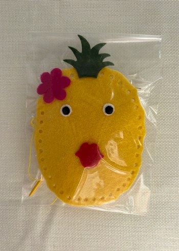 Ananas keçe dikiş seti - Görsel 5