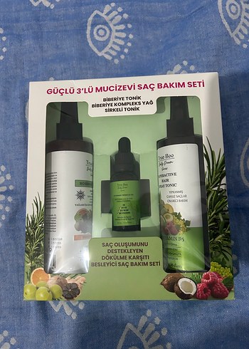 Güçlü 3'lü Saç Bakım Seti