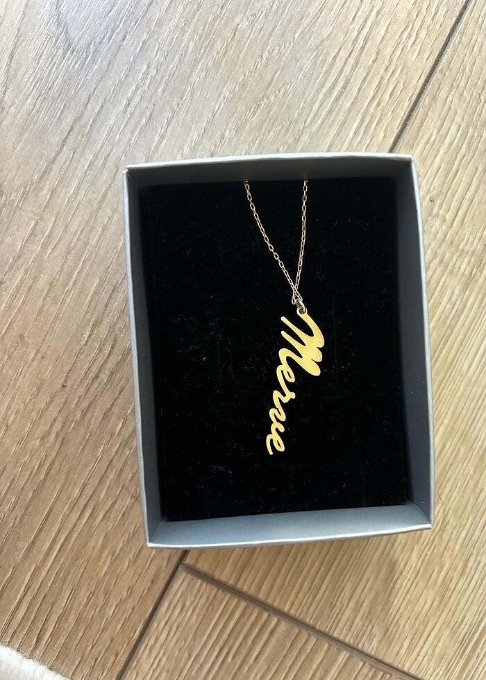 Merve gümüş kolye - Görsel 4