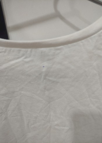 Beyaz Uzun Kollu Baskılı Kız Tişörtü - Görsel 2