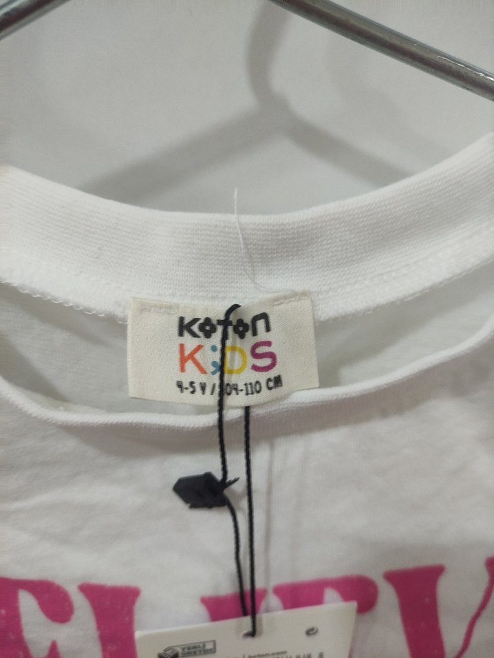 Kız Çocuk Beyaz Uzun Kollu Baskılı Tişört - Görsel 2