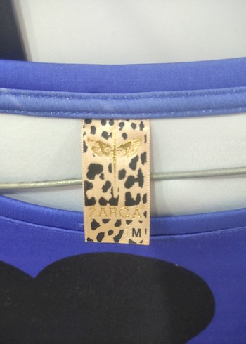 Mavi Hamile Triko Tunik - Görsel 3