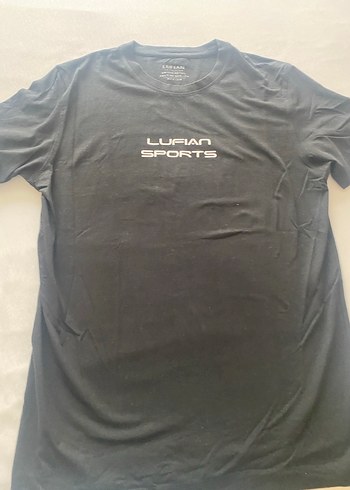 Lufian LUFIAN Siyah Spor Erkek Tişörtü