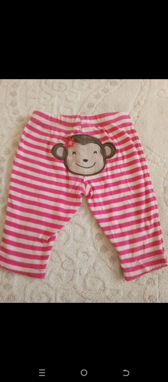 Kız Çocuk Renkli Pamuklu Tayt Seti - Görsel 2