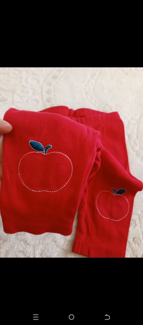 Kız Çocuk Renkli Pamuklu Tayt Seti - Görsel 5