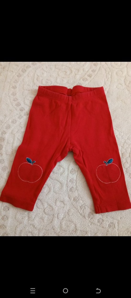 Kız Çocuk Renkli Pamuklu Tayt Seti - Görsel 3