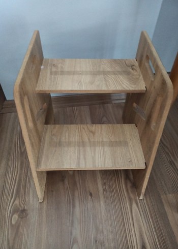 MİNERA Çocuk Montessori Ahşap Basamak, Yükseltici, Tabure