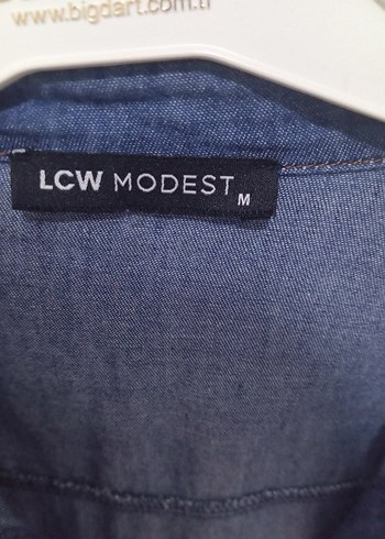 Düğmeli Mavi Kadın Denim Ceket - Görsel 3