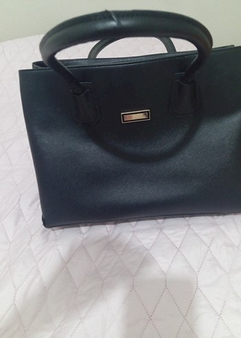 Siyah Deri Kadın Ofis Çantası - Görsel 3