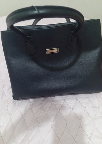 Siyah Deri Kadın Ofis Çantası - Görsel 2