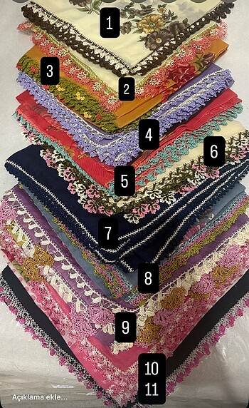 Oyalı yazma tekli 200 tl