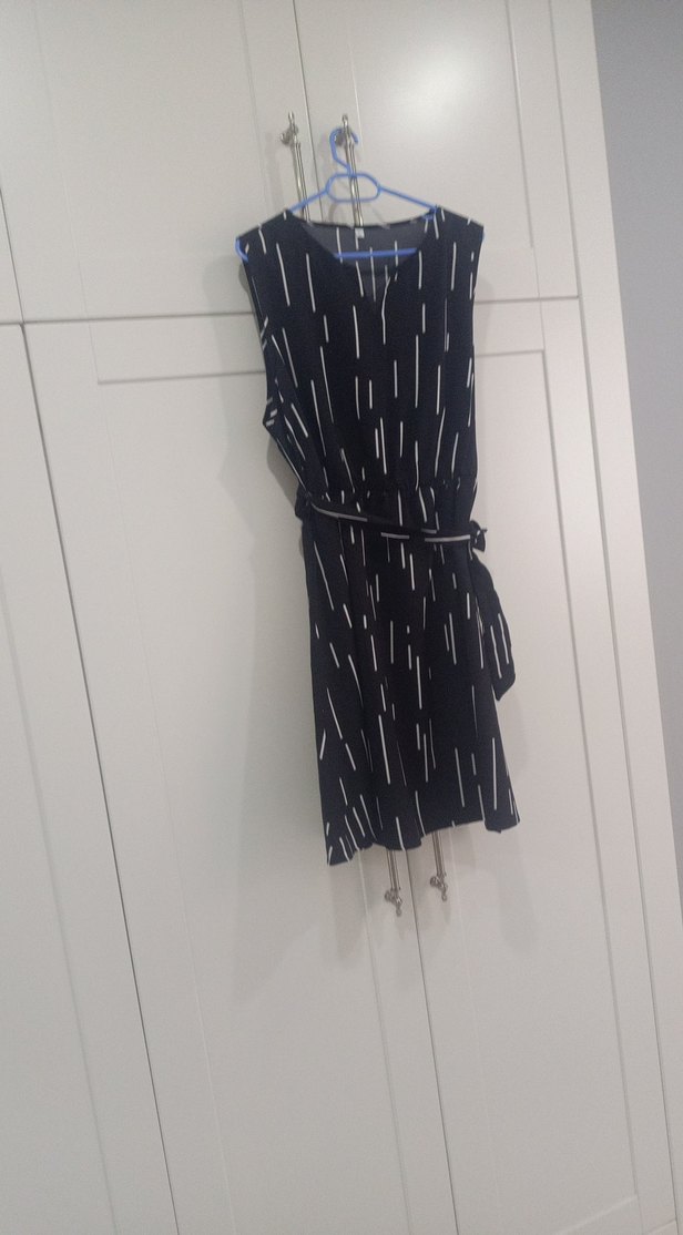 Siyah   kısa Elbise - Görsel 4