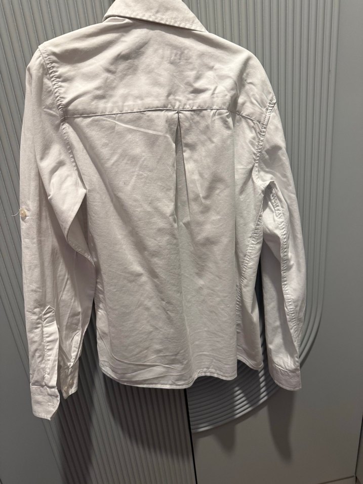 U.S. Polo Assn. Beyaz Uzun Kollu Erkek çocuk Gömlek - Görsel 2