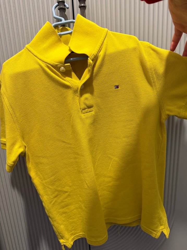 Erkek çocuk Sarı Kısa Kollu Polo Tişört - Görsel 3