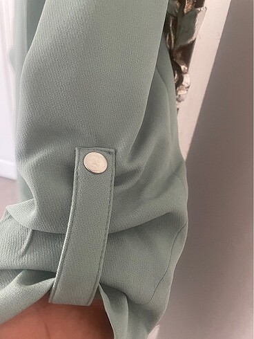 Zara Yeşil blazer ceket