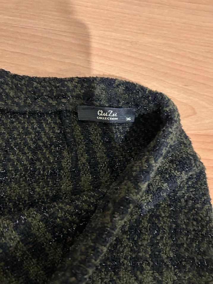 Düğmeli Kışlık Midi Kadın Etek 2 adet - Görsel 3