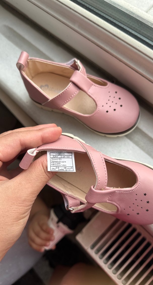 LCW STEPS Kız Bebek Pembe Babet - Görsel 5