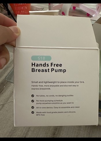 Eller Serbest Beyaz Göğüs Pompası - Görsel 4