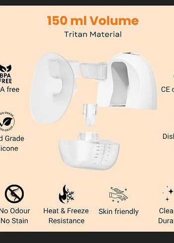 Eller Serbest Beyaz Göğüs Pompası - Görsel 15