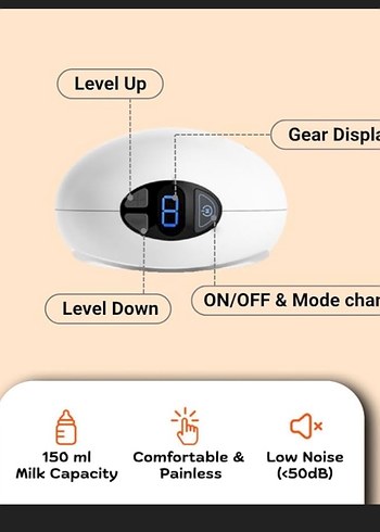 Eller Serbest Beyaz Göğüs Pompası - Görsel 13