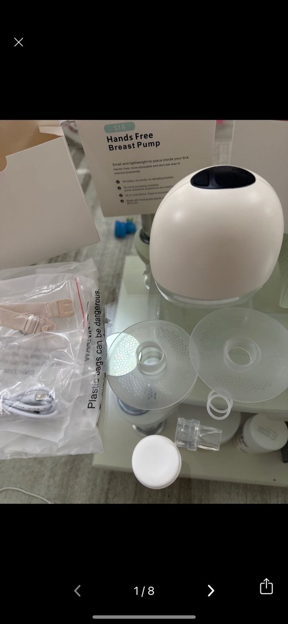 Eller Serbest Beyaz Göğüs Pompası - Görsel 2