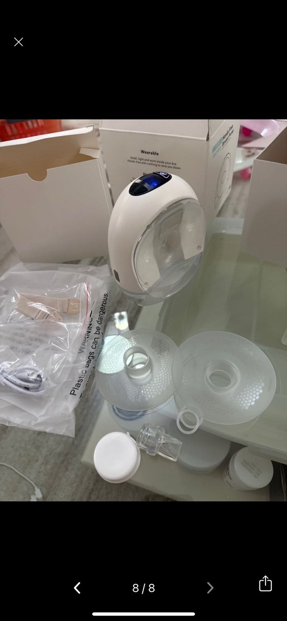 Eller Serbest Beyaz Göğüs Pompası - Görsel 5