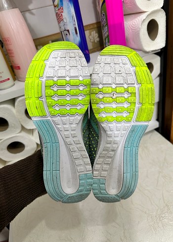 Renkli Bağcıklı Kadın Spor Ayakkabısı - Görsel 2