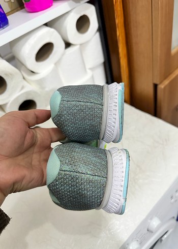 Renkli Bağcıklı Kadın Spor Ayakkabısı - Görsel 12