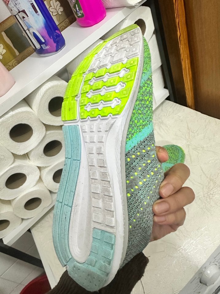 Renkli Bağcıklı Kadın Spor Ayakkabısı - Görsel 4