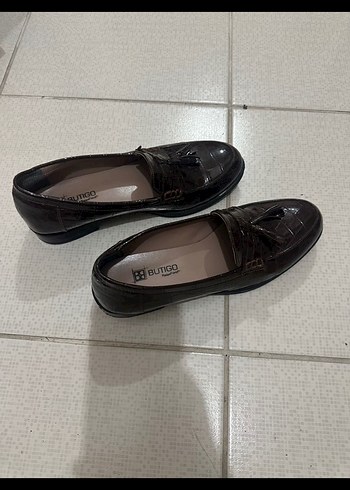 Kahverengi Kroko Desenli Erkek Klasik Ayakkabı - Görsel 5