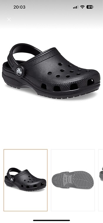 Crocs clog çocuk terlik