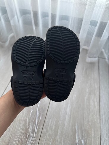 26 Beden siyah Renk Crocs clog çocuk terlik