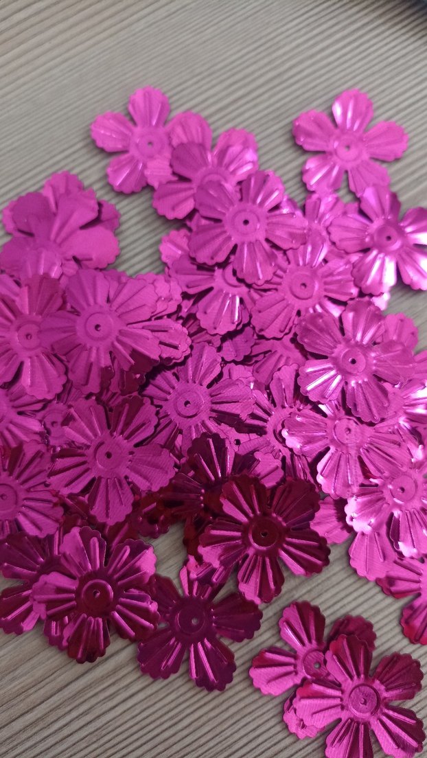 Renkli Çiçek pul - Görsel 4