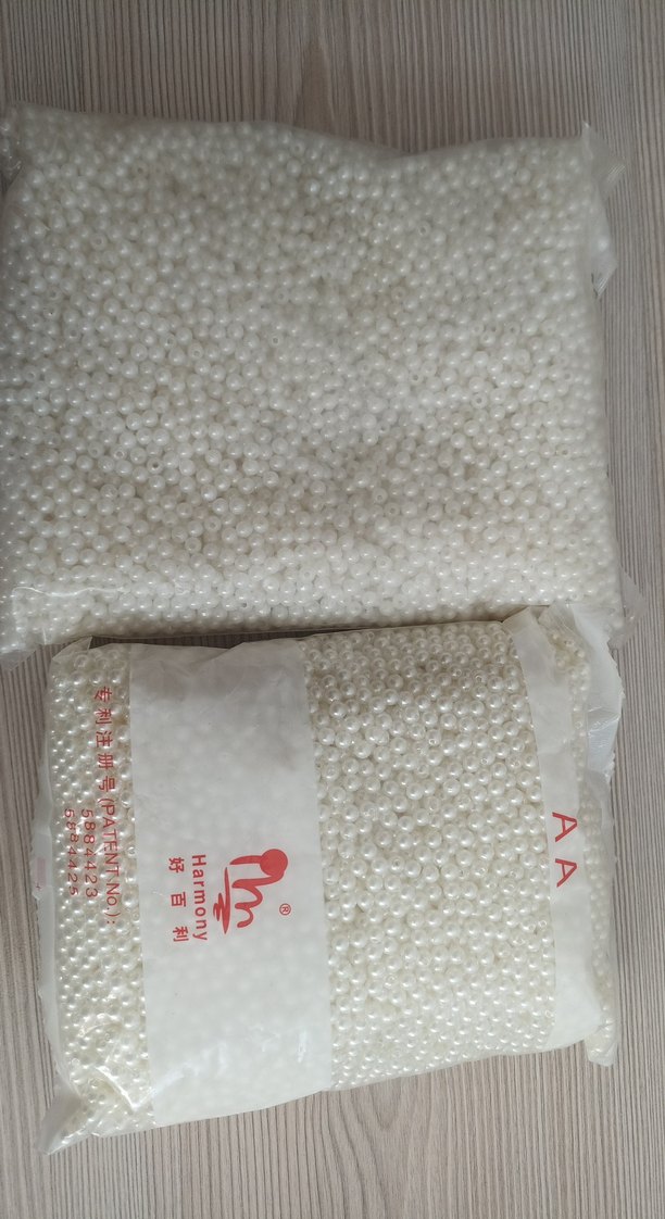 Parlak Beyaz Tırnak Süsü İnci Boncuklar - Görsel 3