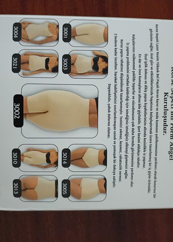 Siyah Mini Kadın Korse - S-3XL - Görsel 3