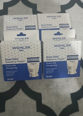 Wohler Anne Sütü Saklama Poşeti 25'li - Görsel 2